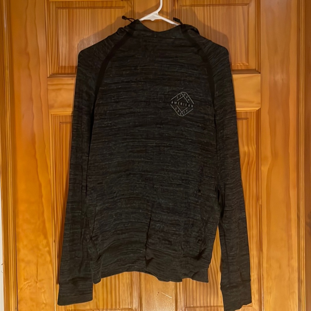 Small Silver/Black American Eagle Pullover!